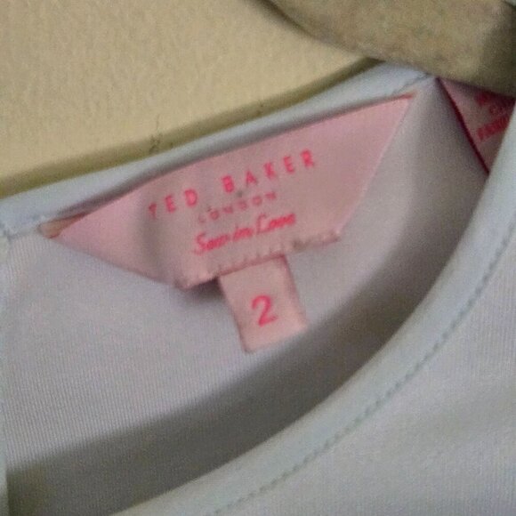 Ted Baker Rivana Hanging Gardens Mint Floral Designer Fit N Flare Dress Size 6 - Picture 9 of 11